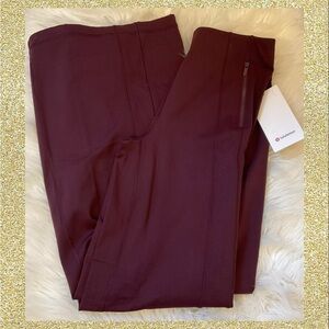 Lululemon Define High-Rise Wide-Leg Pant Luon - NWT - Size Small - Black Plum